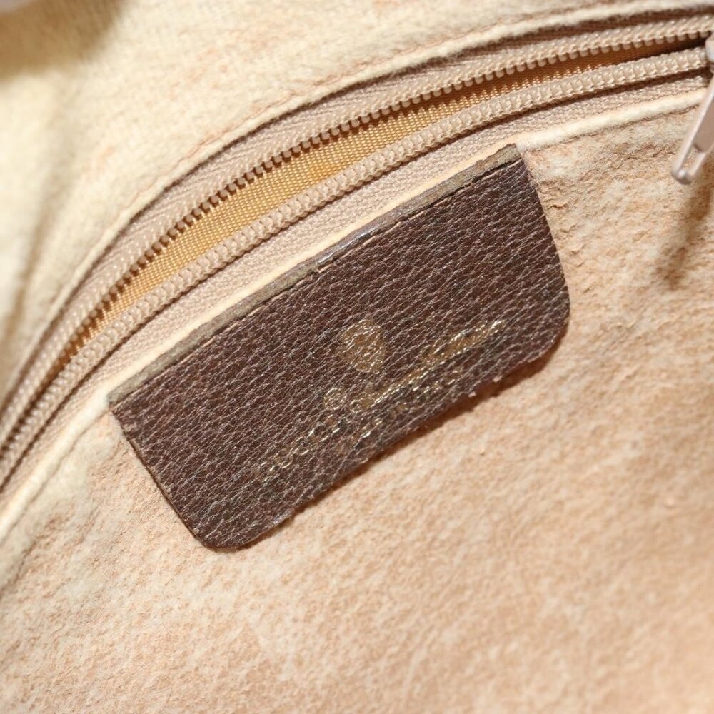 Authentic GUCCI GG Supreme Web Sherry Line Bag PVC Beige Gold 89 02 032 - Picture 8 of 16